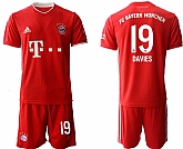 2020-21 Bayern Munich 19 DAVIES Home Soccer Jersey,baseball caps,new era cap wholesale,wholesale hats